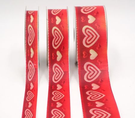 Beeindruckende Valentinstagsherzen Jacquardband_AI-KN